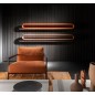 Sèche-serviette radiateur eau chaude design Antxtubone O horizontal noir ou blanc à fixer au mur 3 fois 150x21cm Sèche-serviette radiateur eau chaude design Antxtubone O horizontal noir ou blanc à fixer au mur 3 fois 150x21cm