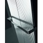 Sèche-serviette radiateur électrique contemporain, salle de bain Antxloft blanc mat largeur 40,3cm avec porte serviette blanc Sèche-serviette radiateur électrique contemporain, salle de bain Antxloft blanc mat largeur 40,3cm avec porte serviette blanc