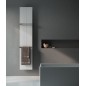Sèche-serviette radiateur électrique contemporain, salle de bain Antxloft blanc mat largeur 40,3cm avec porte serviette blanc Sèche-serviette radiateur électrique contemporain, salle de bain Antxloft blanc mat largeur 40,3cm avec porte serviette blanc
