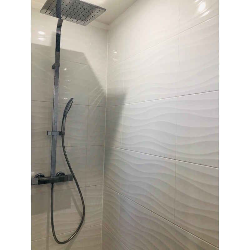 carrelage moderne mural vague geoxsky blanc brillant 33x55cm carrelage moderne mural vague geoxsky blanc brillant 33x55cm