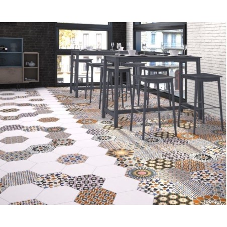 Carrelage realandalusi et opal blanc  