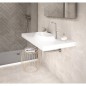 Carrelage hexagonal imitation pierre 28.5x33cm, realmenphis blanc Carrelage hexagonal imitation pierre 28.5x33cm, realmenphis blanc