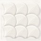 Carrelage relief écaille de poisson realscale shell blanc mat 30.7x30.7cm Carrelage relief écaille de poisson realscale shell blanc mat 30.7x30.7cm