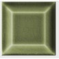 Carrelage métro Dif craquelé kaki brillant 7.5x7.5cm