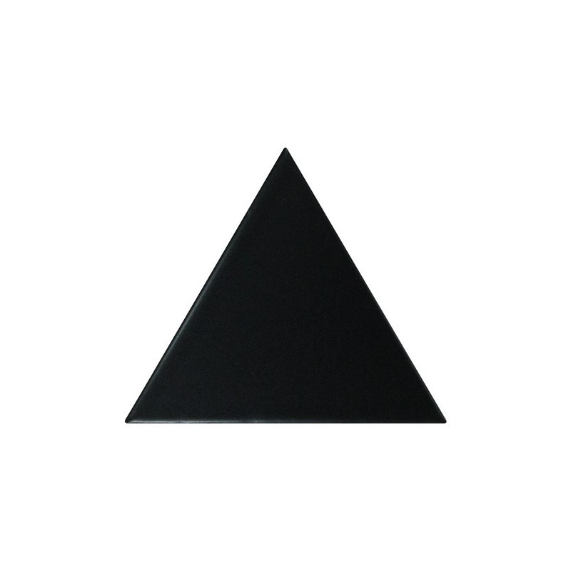 Faience triangle Eqxtriangle noir mat 10.8x12.4cm pour le mur Faience triangle Eqxtriangle noir mat 10.8x12.4cm pour le mur