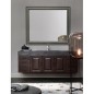 Ensemble de salle de bain de style ancien, rétro compx AC20 avec un meuble et un miroir Ensemble de salle de bain de style ancien, rétro compx AC20 avec un meuble et un miroir