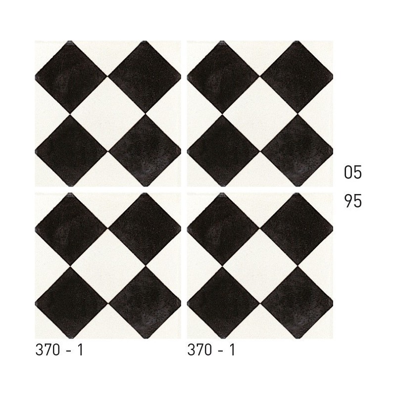 Carrelage ciment véritable décor géométrique 370-1 20x20cm Carrelage ciment véritable décor géométrique 370-1 20x20cm
