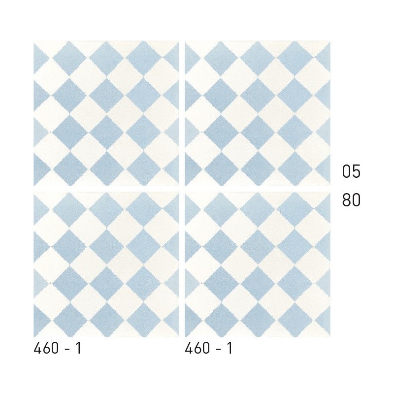 Carrelage ciment véritable décor géométrique 460-1 20x20cm Carrelage ciment véritable décor géométrique 460-1 20x20cm