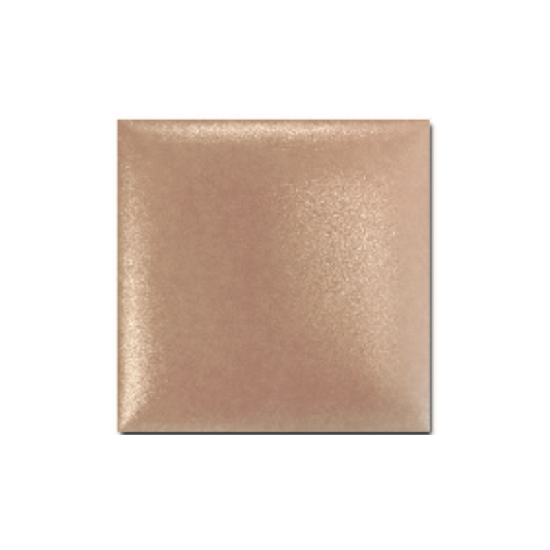 Carrelage 3D satin Dif coussin cuivre irisé 15x15cm