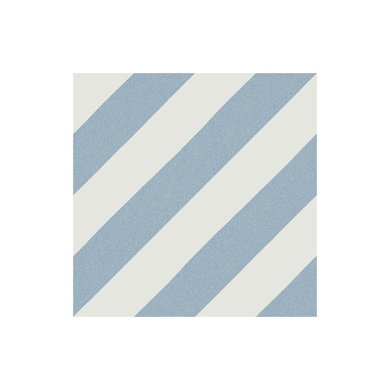 Carrelage carreaux de ciment imitation bande diagonale VivGoroka bleu cielo 20x20 cm Carrelage carreaux de ciment imitation bande diagonale VivGoroka bleu cielo 20x20 cm