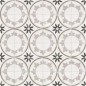 Carrelage imitation carreau de ciment cercle blanc vieilli, gris et noir style ancien 20x20cm, V fiyi blanco Carrelage imitation carreau de ciment cercle blanc vieilli, gris et noir style ancien 20x20cm, V fiyi blanco