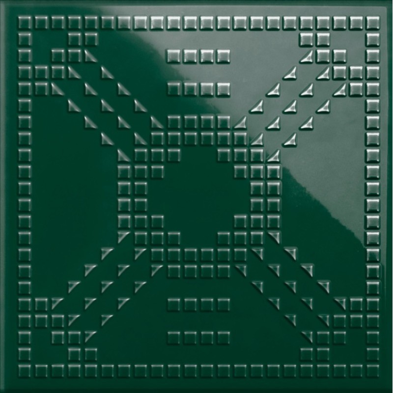 Carrelage 3D dekorkodici KDVL 26 vert brillant 26x26x1cm vox en relief Carrelage 3D dekorkodici KDVL 26 vert brillant 26x26x1cm vox en relief