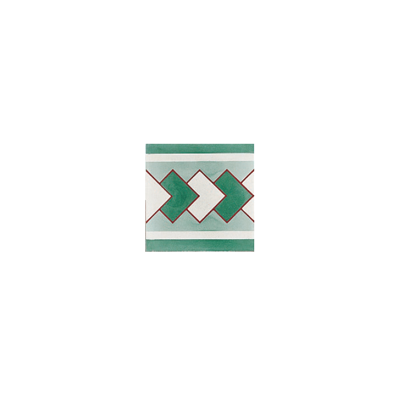 Carrelage ciment véritable frise 7820-1-1 20x20cm Carrelage ciment véritable frise 7820-1-1 20x20cm